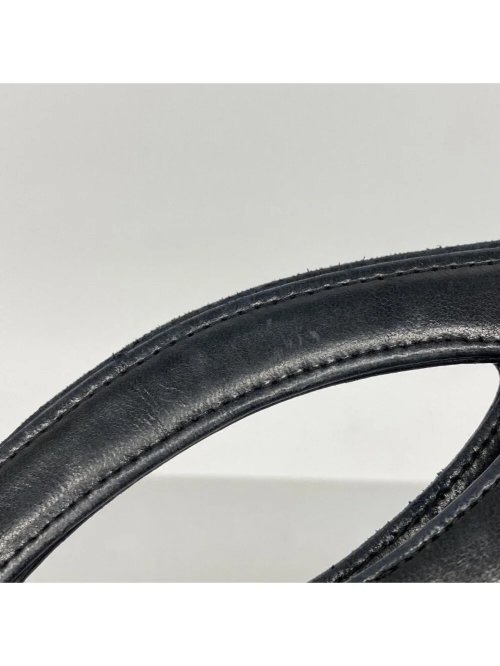 Chanel Handbag Quilted Lambskin Black Gold 2-Way